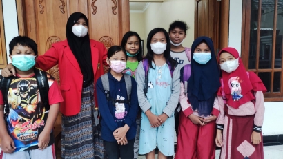 KKN UNTAG Surabaya 2021: Program Mengajar Desa, Solusi Tepat Kejenuhan Pembelajaran Daring di Masa Pandemi
