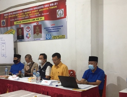 Pemilihan Anggota LMK dan Ketua RW di Malaka Sari RW 01 Jakarta Timur