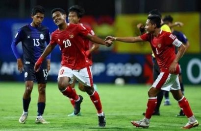 Wonderkid Papua "Rumakiek" Sumbang Satu Gol untuk Kemenangan Indonesia atas Kamboja