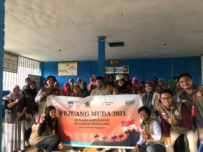 Pejuang Muda RI Edukasi Gizi Stunting di Desa Matabaho Konawe Kepulauan Sulawesi Tenggara