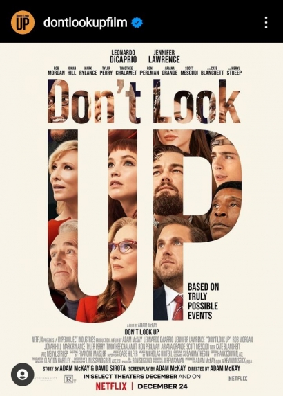Review Film "Don't Look Up",  Bukan Film Disaster Biasa
