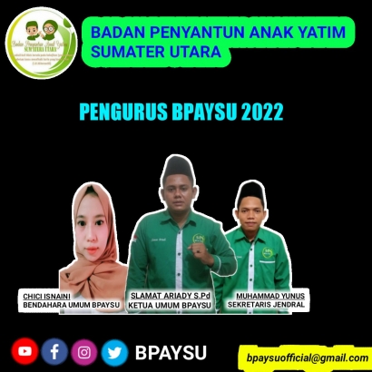 Pengurus Badan Penyantun Anak Yatim Sumatera Utara 2022