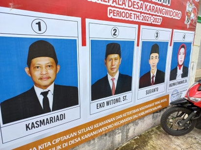 Pilkades Serentak, Mahasiswa KKN MBKM UM Sukseskan Pilkades Karangwidoro
