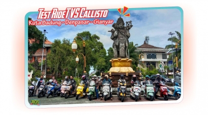 Test Ride TVS Calissto Ke Objek Wisata Bali, Performanya Mengejutkan