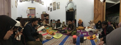 Diba' Rutinan TPQ Baitul Ilmi Dihadiri Mahasiswa KKM-DR UIN Maliki Malang