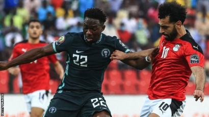 "Strategi Ganda" Nigeria yang  Berhasil Memandulkan Mohamed Salah