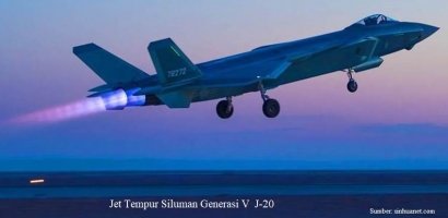Jet Tempur Generasi V Saling Berlomba J-20 Kini Dipasang Mesin Buatan Domestik Tiongkok