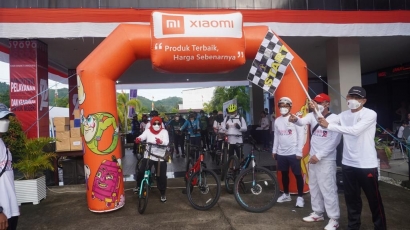 Kemenkumham Sulbar Meriahkan Hari Bhakti Imigrasi dengan Fun Bike
