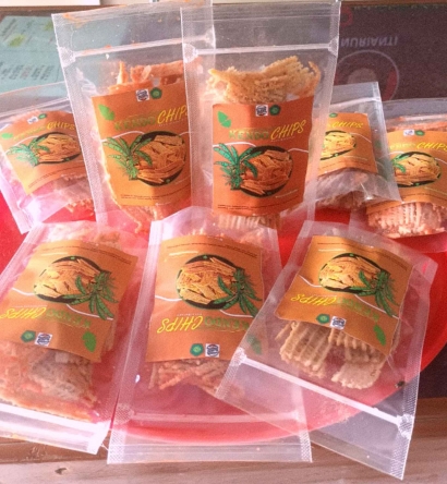 Kendo Chips Hasil Kreasi Pelepah Pisang sebagai Penolong UMKM Pasca Pandemi di Kelurahan Kendo, Kota Bima