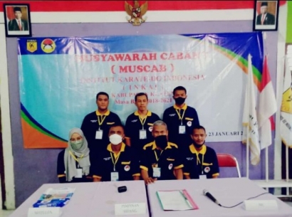 Hasil Muscab, Bambang Sutadi Kembali Pimpin INKAI Cabang Klaten Periode 2021-2024
