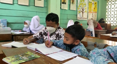 Pembelajaran Tatap Muka di SD Muhammadiyah Banyuraden Sudah Berjalan Seratus Persen