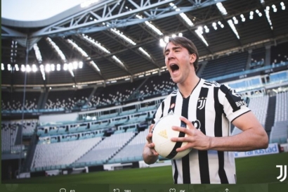 Tridente Maut dengan Dusan Vlahovic, Beranikah Juventus Allegri?