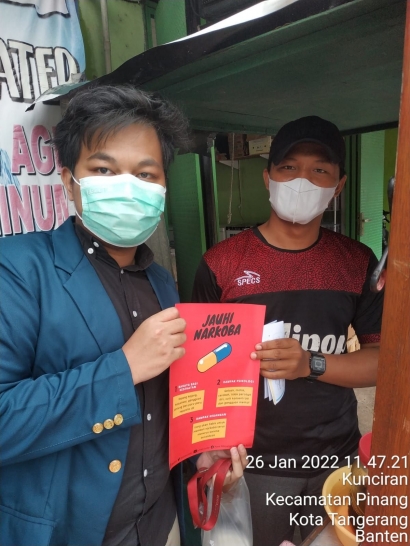 Cegah Meningkatnya Kasus Narkoba di Kota Tangerang, Mahasiswa KKN Undip Lakukan Sosialisasi kepada Masyarakat