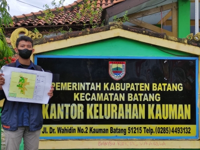 Pembaruan Batas Wilayah: Mahasiswa KKN Undip Membuat Peta Administrasi Kelurahan Kauman Batang