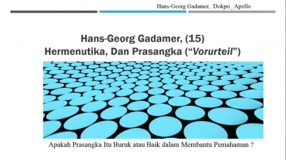 Hans-Georg Gadamer (15): Prasangka