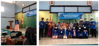 Mahasiswa KKN-T Universitas Muhammadiyah Purwokerto Adakan Seminar Digitalisasi Marketing dan Inovasi Produk UMKM di Desa Balokang