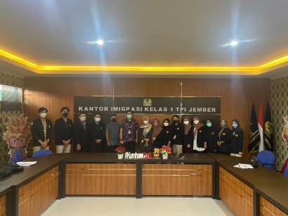 Mahasiswa FH Unej Ikuti Program Magang MBKM di Kantor Imigrasi Jember