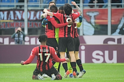 Kalahkan Sampdoria, AC Milan Pimpin Klasemen Sementara Serie A