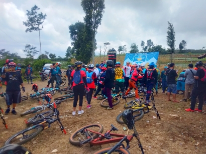 Jalur Bike Track Kaliwayang di Kenjuran Kendal, Berpotensi sebagai Destinasi Wisata Sport Tourism