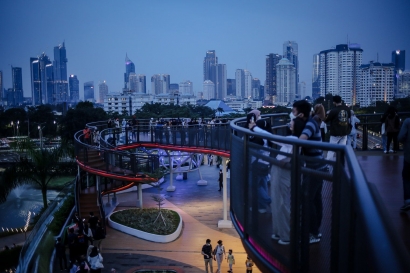 2 Jembatan Baru yang Cantik di Jakarta, Skywalk Spark dan Terowongan Silaturahmi