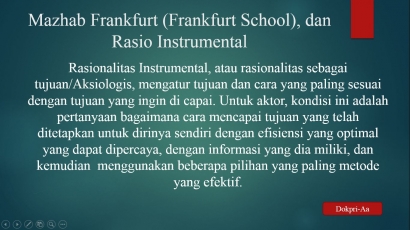 Frankfurt School dan Rasio Instrumental (4)