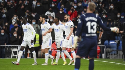 Kalahkan Deportivo Alaves, Real Madrid Semakin Kokoh di Puncak Klasemen