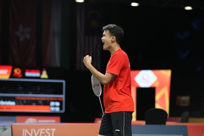 Pecundangi Singapura, Putra Indonesia Lolos ke Final Badminton Asia Team Championships 2022