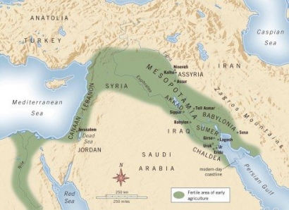Mesopotamia, Langkah Awal Manusia dalam Sejarah Peradaban di Dunia