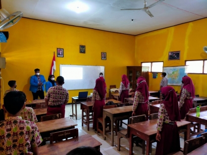KKN-T Unipma Ajarkan Empat Pilar Kebangsaan bagi Siswa SDN Sukorejo 1 Kecamatan Saradan Kabupaten Madiun