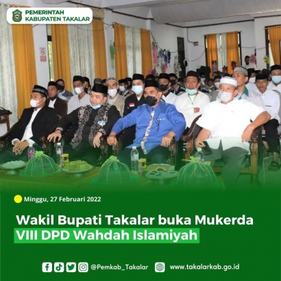 Wakil Bupati Takalar Buka Mukerda VIII DPD Wahdah Islamiyah