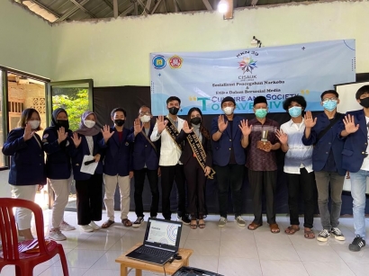 KKN 39 UBL: Sosialisasi Pencegahan Narkoba dan Narkolema bersama Duta Anti Narkoba Tangerang pada Masyarakat Kelurahan Cisauk