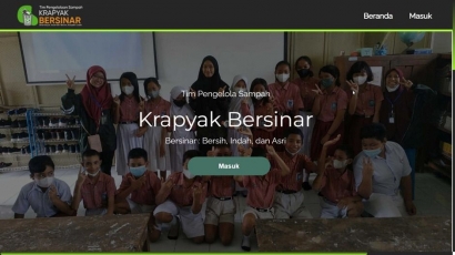 KKN XII Unisnu desa Krapyak Launching Website Untuk Tim Pengelola Sampah Krapyak "Bersinar"