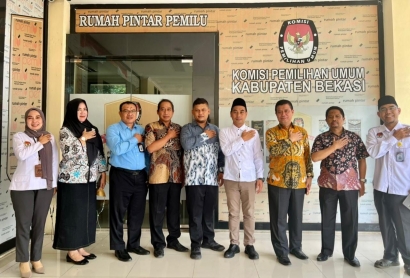 KPU Bekasi dan Bakesbangpol Bahas Persiapan Pemilu 2024