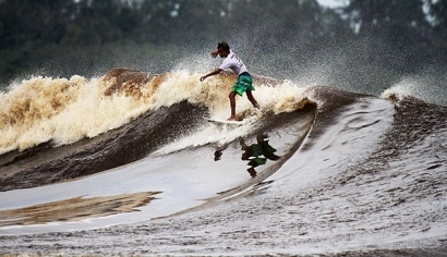 Sungai Kampar, Keunikan Gelombang Pororoca di Nusantara