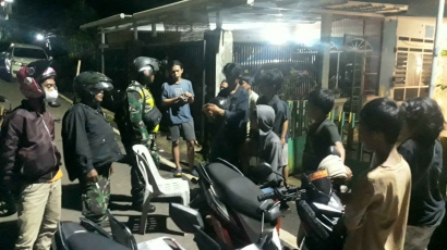 Tiga Malam, Tim Patroli Koramil 11/Bky Sisir dan Gagalkan Tawuran Kelompok Amankan 9 Remaja di Birimgkanaya, Makassar