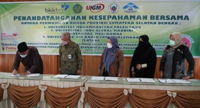 Universitas Muhammadiyah Palembang Tanda Tangani MoU Percepatan Penurunan Stunting dengan BKKBN Provinsi Sumsel