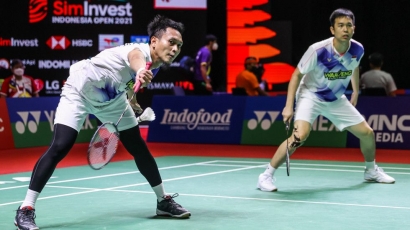 Ganda Putra Indonesia Mendominasi dan Memastikan 1 Tiket Final All England Open 2022