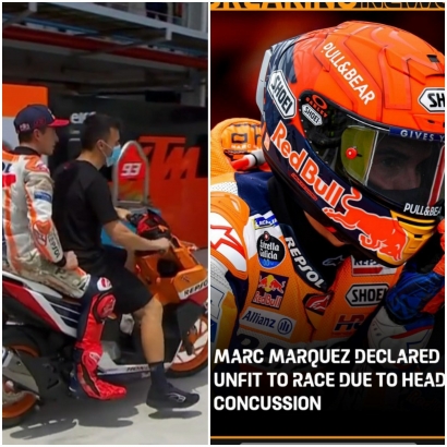 Ironi Marc Marquez,  Gagal Balap di MotoGP Sirkuit Mandalika karena