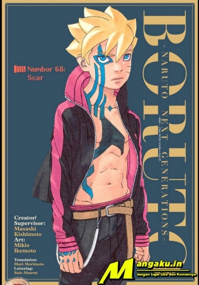Spoiler Manga Boruto Chapter 69: Kemunculan Code dan Aida di Desa Konoha