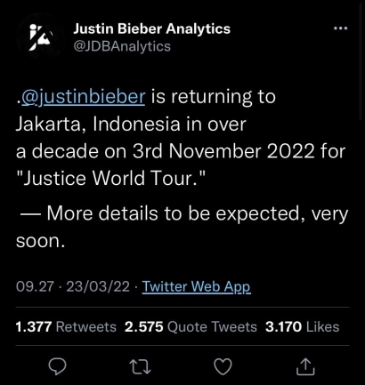 Justin Bieber Akan Berkunjung ke Indonesia!