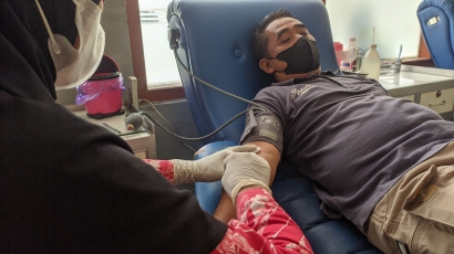 Sambut Rangkain Hari Bhakti Pemasyarakatan ke 58, Rutan Magetan Ikuti Giat Donor Darah
