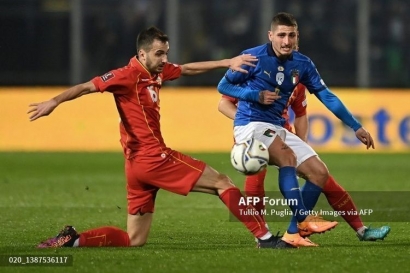 Aleksandar Trajkovski Gagalkan Italia ke Piala Dunia Qatar 2022