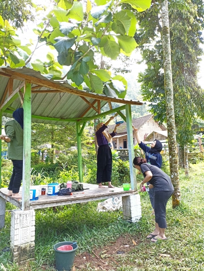 Pengembangan Bumi Perkemahan Dusun Pengajaran di Desa Galengdowo oleh Kelompok 91 KKNT-MBKM UPN "Veteran" Jawa Timur Tahun 2022