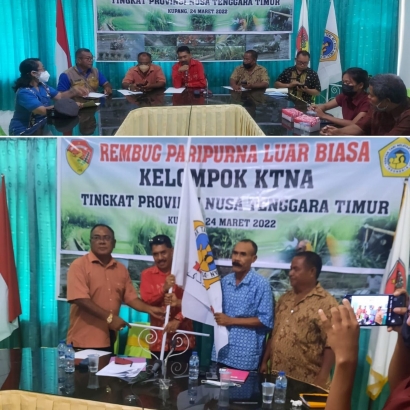 Rembug Paripurna Luar Biasa Kelompok Kontak Tani Nelayan Andalan (KTNA) Provinsi Nusa Tenggara Timur Tahun 2022