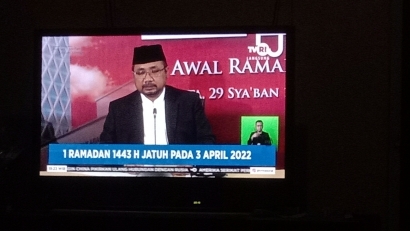Pemerintah Tetapkan 1 Ramadan 1443 Hijriah Jatuh Hari Minggu 3 April 2022