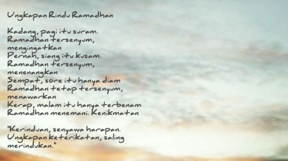 Ungkapan Rindu Ramadhan