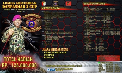 Lomba Menembak Danpasmar 2 di Bumi Marinir Karang Pilang Surabaya
