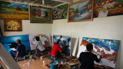 Karya Seni Indah di Kampung Seni Batam