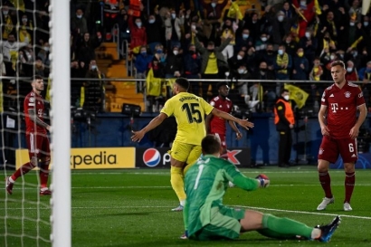 Bayern Munich Menerima "Pelajaran" dari Villarreal pada Leg 1 Perempat Final Liga Champions