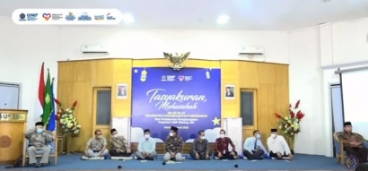 Universitas Muhammadiyah Purwokerto Mengadakan acara Tasyakuran dan Musahabah Milad Ke-57 di Kampus Pusat Lantai 3